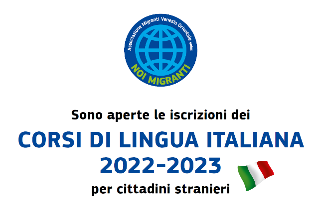 Corsi di lingua italiana per stranieri 2022-2023