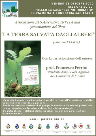 "La terra salvata dagli alberi": presentazione del libro del prof. Francesco Ferrini (in videoconferenza)