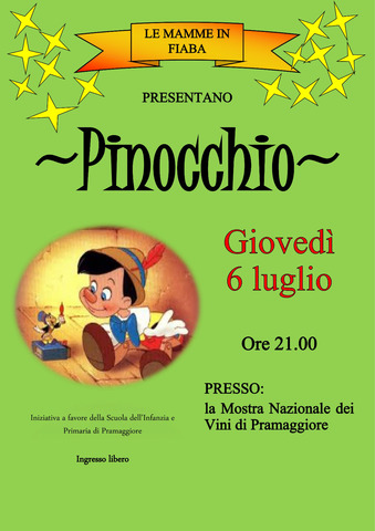 Spettacolo teatrale "Pinocchio"  - Mostra Nazionale dei Vini