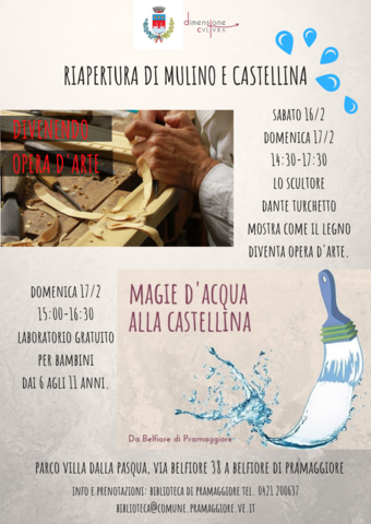 Grande evento di riapertura de "La Castellina" e del Museo Etnografico "Mulino di Belfiore"